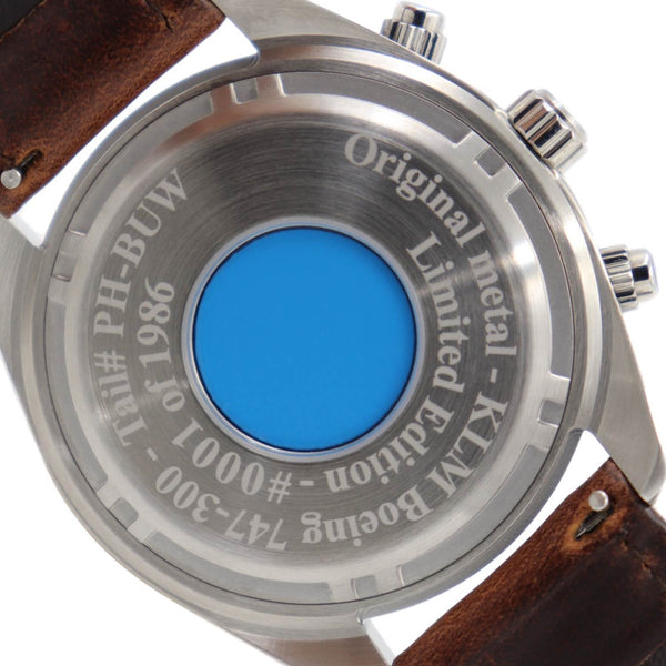 747 Tribute - Stainless Steel, Black Dial - Bristol Aviator Watches