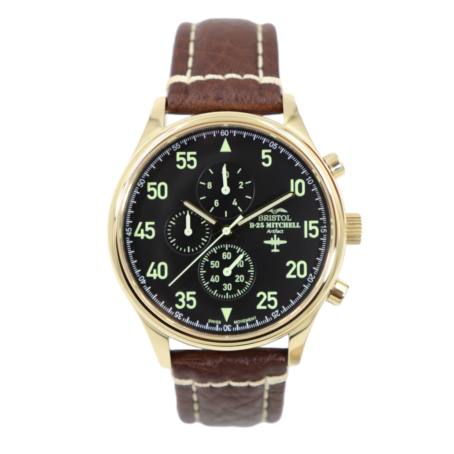 Bristol Watch Company Antique Ingraham Pocket Watch 1940s E